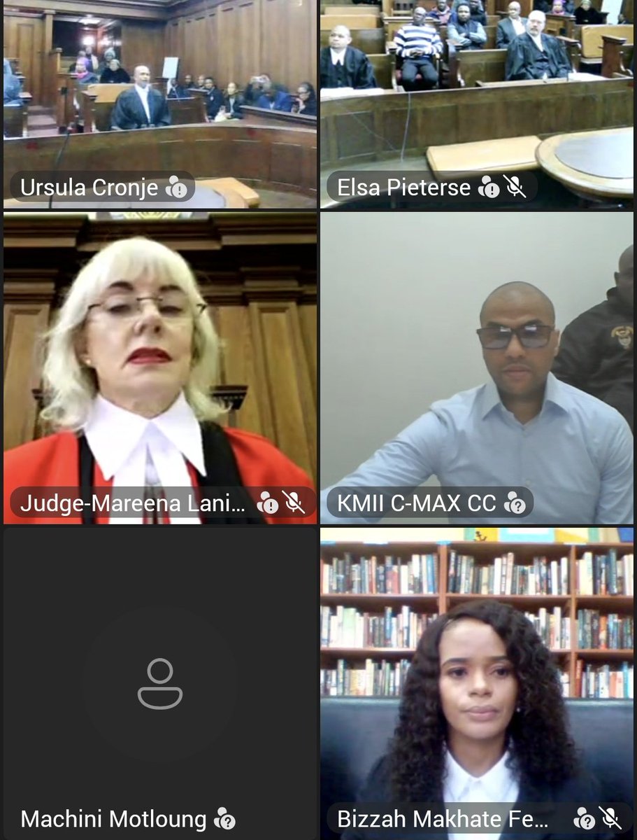 Sli_Masikane's tweet photo. Another case management sitting will be held in August. Provisional trial dates have been set for Jan-March 2027. In the meantime #ThaboBester's lawyer will again attempt to have Bester kept at Kgosi Mampuru prison and not in eBongweni so that he can consult.
#eNCA https://t.co/1fzV8OHn3F