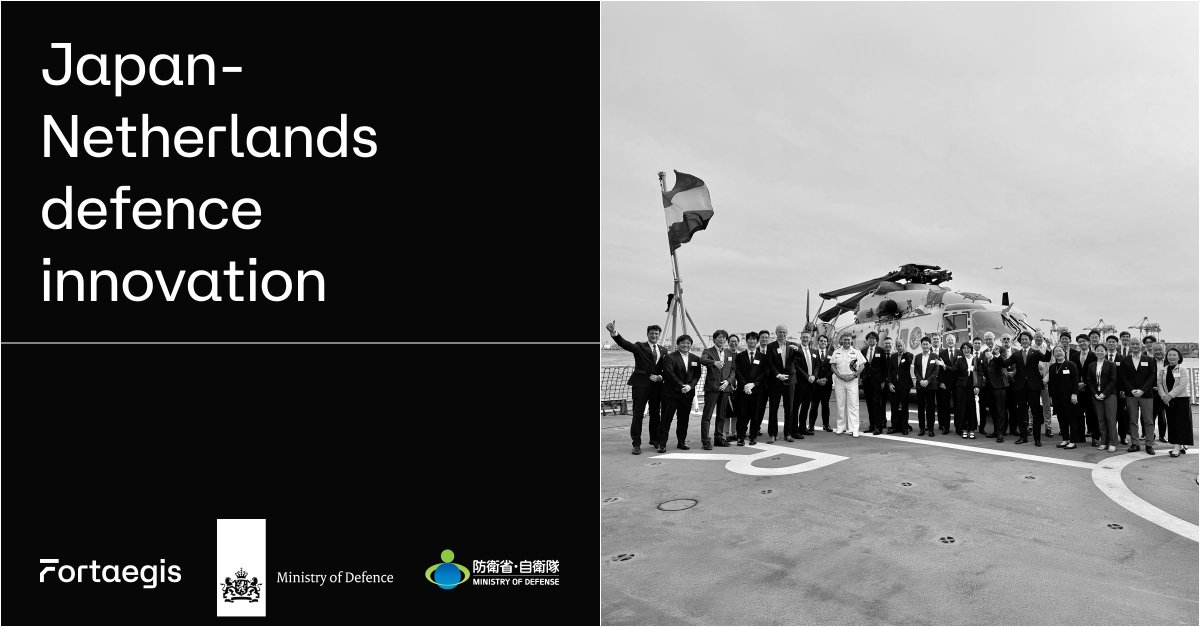 FortaegisTech's tweet photo. Honoured to participate in the Japan-Netherlands Defence Industry and Dual-Use Innovation Dialogue during the visit of HNLMS De Ruyter to Tokyo. Great meeting with Dutch Defence Minister @DilanYesilgoz. Looking forward to strengthening Japanese-Dutch partnerships in security and defence.