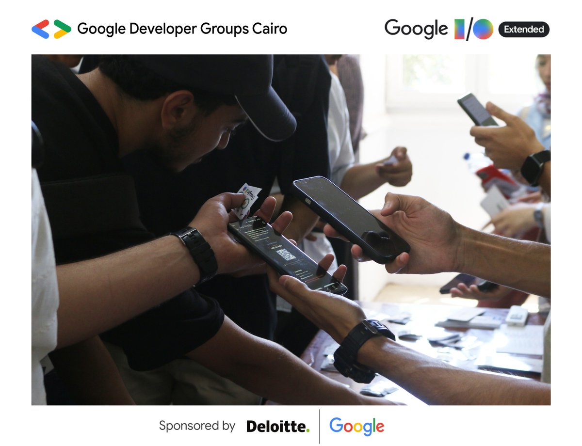 GDGCairo's tweet photo. We're just minutes away!⏳

Google I/O Cairo 2026 is about to kick off. 🚀

Let's build, learn, connect, and shape the future together.🤩

#GDGCairo #Deloitte #DeloitteInnovationHub #GoogleIO #GoogleIOCairo #GoogleIO2026 #Android #AndroidDev #AI  #GoogleDevelopers #BuildWithAI https://t.co/LLRyrX32Kr