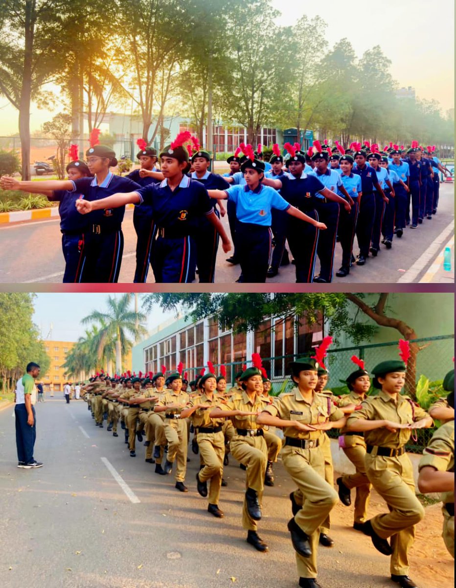 NCCGPHQVSP's tweet photo. 🚩 🇮🇳  507 cadets. 10 days. One powerful message: 
" The leaders of Viksit Bharat 2047 are sitting in this audience today ."

During a first-of-its-kind Fireside Chat at CATC-V, Cmde Sumanta Roy, Gp Cdr, #NCC Group Visakhapatnam challenged cadets to think beyond certificates and focus on character, leadership and service.

From firing ranges and tactical exercises to confidence marches and field training, CATC-V wasn't just a camp - it was a launchpad for future leaders.

🔥 Confidence built. 🤝 Friendships forged. 🇮🇳 Leadership ignited.

#NCC #CATCV #India2047 #FutureLeaders #UnityAndDiscipline #NCCIndia #VizagNCC