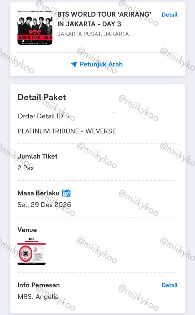 miIkykoo's tweet photo. berhasil dapet platinum tribune😭 modal wifi kantor 70mbps
besok kita coba lagi dapetin vip https://t.co/qo398sTxwv