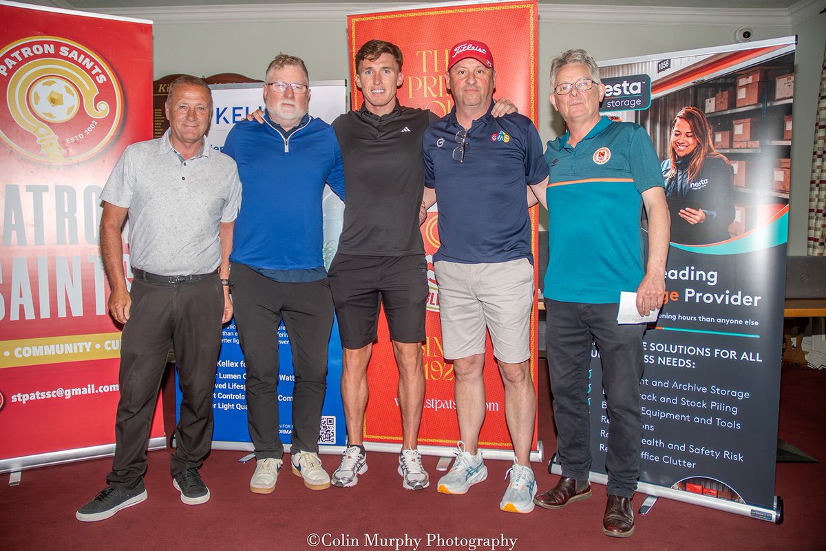 stpatsfc's tweet photo. We had a great day at @KilleenGolfClub on Wednesday for the St Patrick’s Athletic Golf Classic, presented by the @PatronSaints, with all proceeds going towards our Saints In The Community Programme

Congratulations all of our winners

1st - Martin Durcan and guests from GMC.
2nd - Stephen Wilson and guests.
3rd - Brian Dalton amd guests from St Helen’s Bay GC.
4th - Keith Abbey and guests.