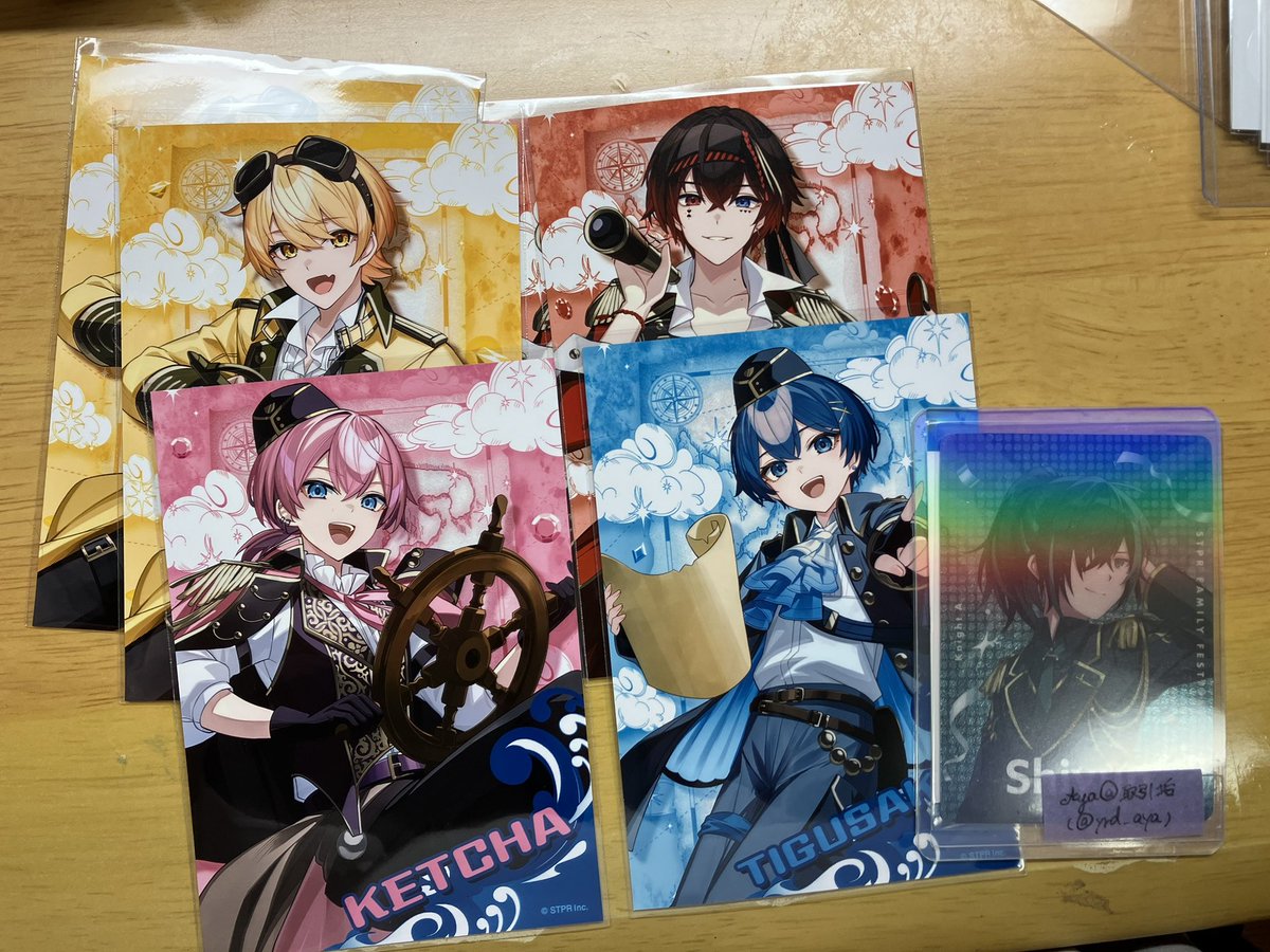 yrd_aya's tweet photo. @i7mezzo 検索よりお声がけ失礼します。
当方📣💛さん2枚のお譲り先を探しております。
📣💜さん📣💚さん1枚ずつと2:2での交換は可能でしょうか？ご検討頂けますと幸いです。 https://t.co/FMIMDrgzEs
