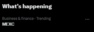 web3yohan's tweet photo. @MEXC someone is back in the trend https://t.co/TTQH8iRMet