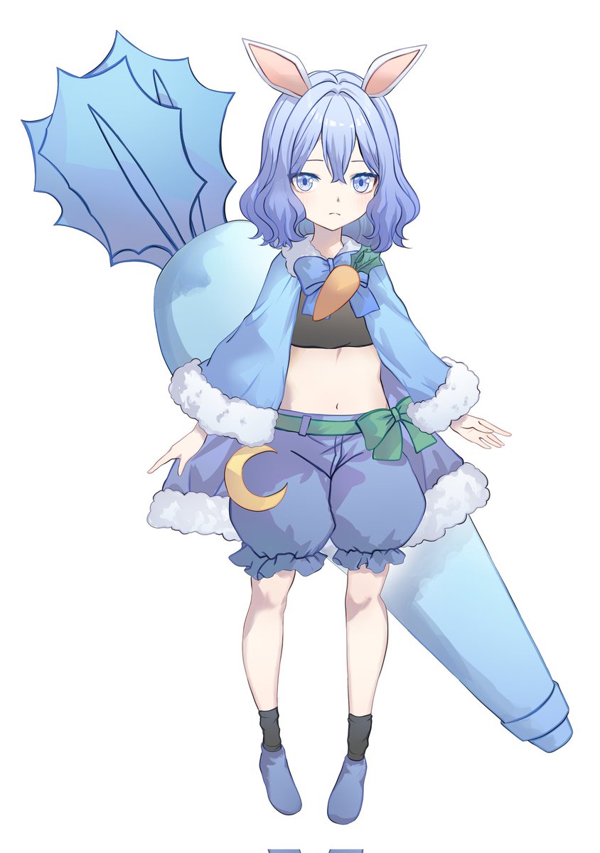 mizukami_ICE's tweet photo. 開発中のシューティングゲームの立ち絵の鳴海くん
この大きな青い人参に乗ります https://t.co/RKQZ4gvL89