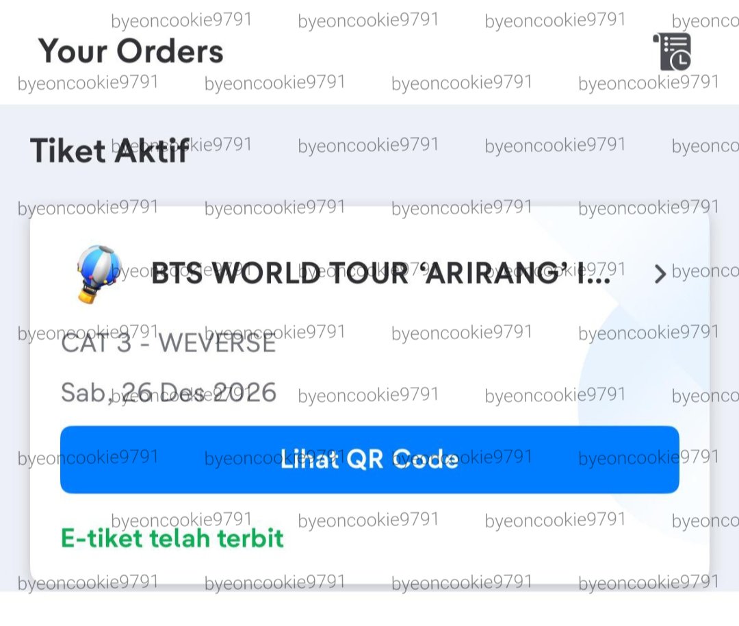 byeoncookie9791's tweet photo. wts • want to sell

BTS ARIRANG IN JAKARTA
- weverse presale -

[ DAY 1 ] 
cat 3 - 4 tix

💸offer by dm
💲open cicilan
💯trusted
✅fullpay, proof ss realtime
✅diurus sampai fisik
‼️serious buyer only
🏘jakarta

tiket jakarta world tour membership army 2026

#BTSinJakarta #BTS https://t.co/kF089beh8u