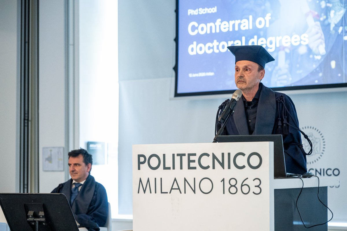 polimi's tweet photo. 672 new PhD graduates, from 40 different countries around the world, were awarded their degrees at the Politecnico di Milano.

Congrats!!!

#PolimiStudents https://t.co/NaZwZsmhY7