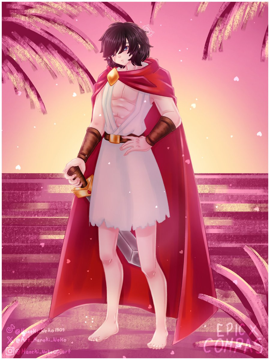 Art_Maneki_Neko's tweet photo. Aquí ya pasó un tiempo después de naufragar en la isla de Calypso (Rius XD), por lo que ya le creció un poco el pelo.
#CoMPaSAU #Epicthemusical https://t.co/gJTMYeOghf