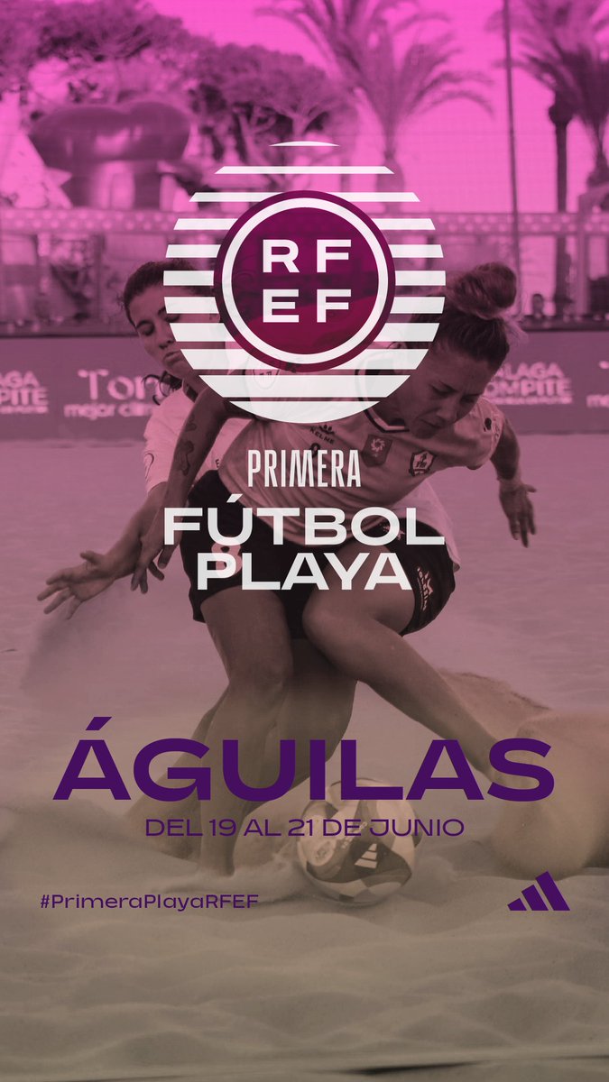FutbolPlayaRFEF's tweet photo. ☀️ ¡Menudo viernes nos espera!

🔥 El #FútbolPlayaRFEF se multiplica con la coincidencia de las cuatro competiciones sénior de la temporada.

⚽️ 23 partidos
📍 6 sedes
🏟️ 10 campos

Todo preparado para una jornada de mucho espectáculo… y muchos goles.

#PrimeraPlayaRFEF | #SegundaPlayaRFEF