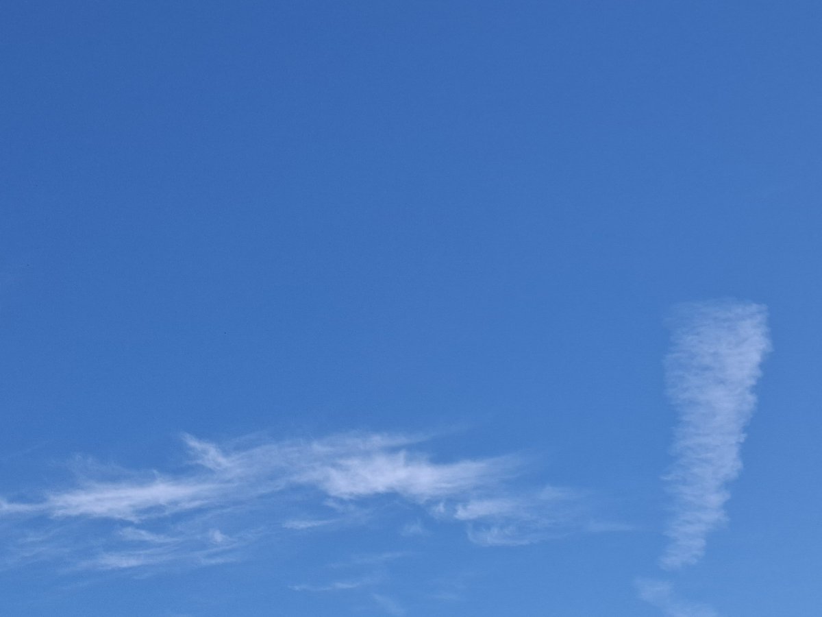 ElasLittleWorld's tweet photo. Lunchbreak.
Thinking of things while watching clouds.
"If I cannot do great things, I can do small things in a great way" – Martin Luther King Jr
True. 😊
Doesn't the cloud on the right look like a path? 👀 #CloudOfTheDay https://t.co/f3Pch7MFw0