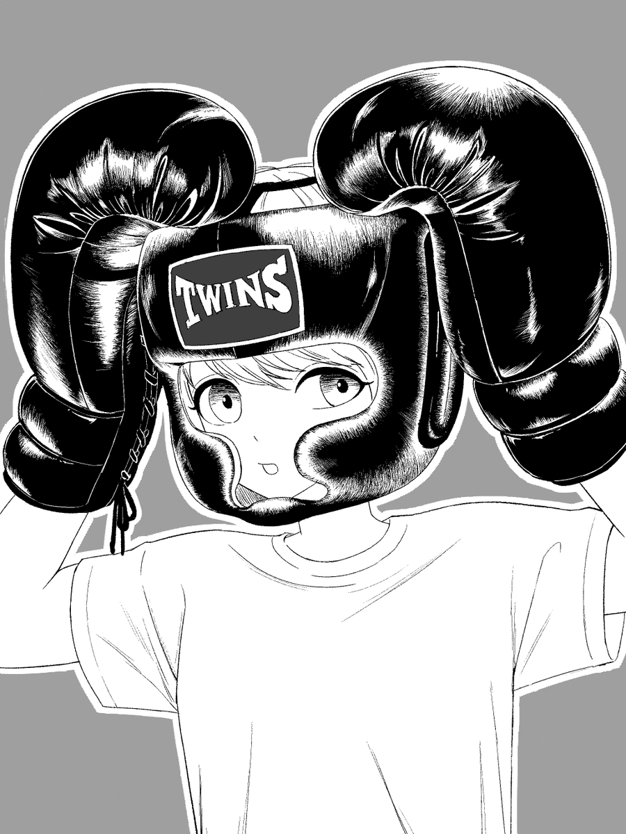 ark855's tweet photo. 昔の漫画でよくあるツヤベタで表現された
ボクシンググローブ好き https://t.co/MzvSZ4PWZ9