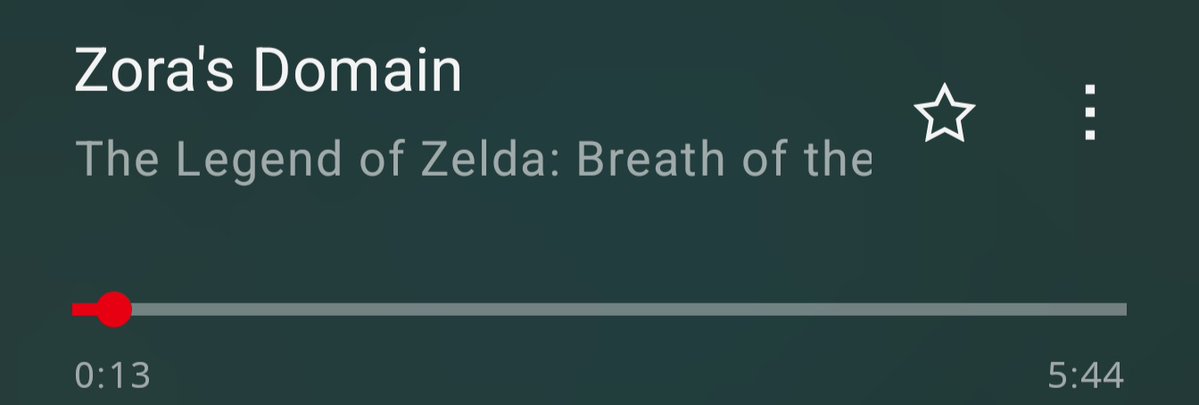 ZappWattson's tweet photo. Tell me some of your favorite music from your favorite games! Nintendo Music is one of my go-tos, and I've got Zora's Domain on repeat. 

Super relaxing!🎶🎵🎶 https://t.co/XwOHRgUPY5