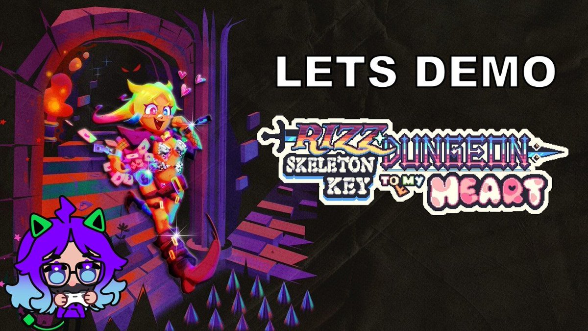 KappaKamii's tweet photo. Let's Demo Rizz Dungeon Skeleton To My Heart (made by @SnoozyKazoo ) VOD is out! 
Go check it out and let me know what you think
https://t.co/qxK3DDouQh https://t.co/EoTxVM628O