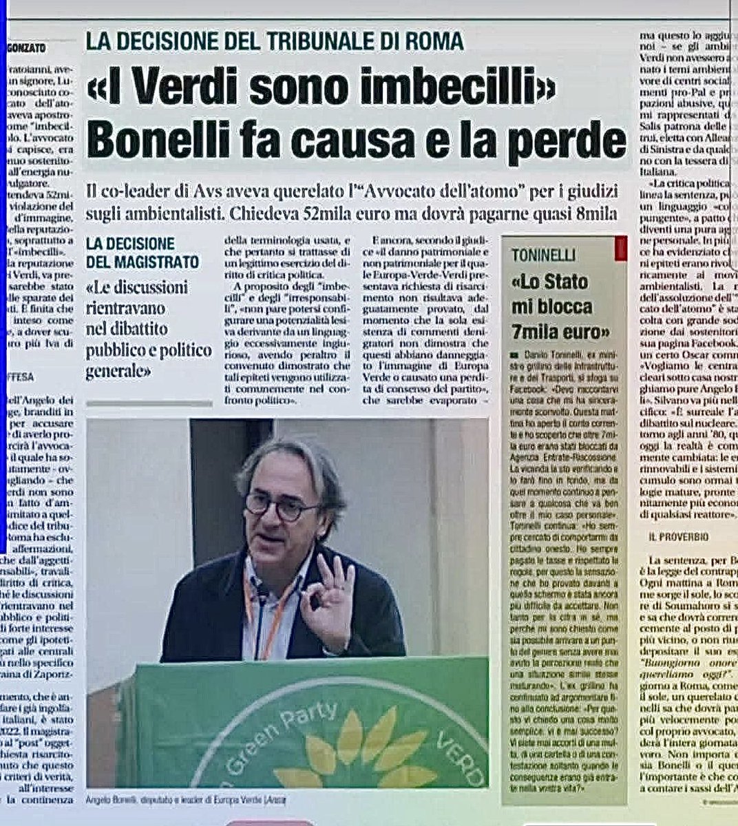 ZitoRobertoZito's tweet photo. @AngeloBonelli1 Certo che bisogna essere proprio bastardi per fare certe affermazioni! Traditori dell’Italia senza orgoglio come te non sono degni di chiamarsi Italiani! Poveraccio non sei neanche degno di farci pena e come ha sancito il giudice i Verdi siete chiaramente mediocri e soprattutto: https://t.co/E9zVya7lEw