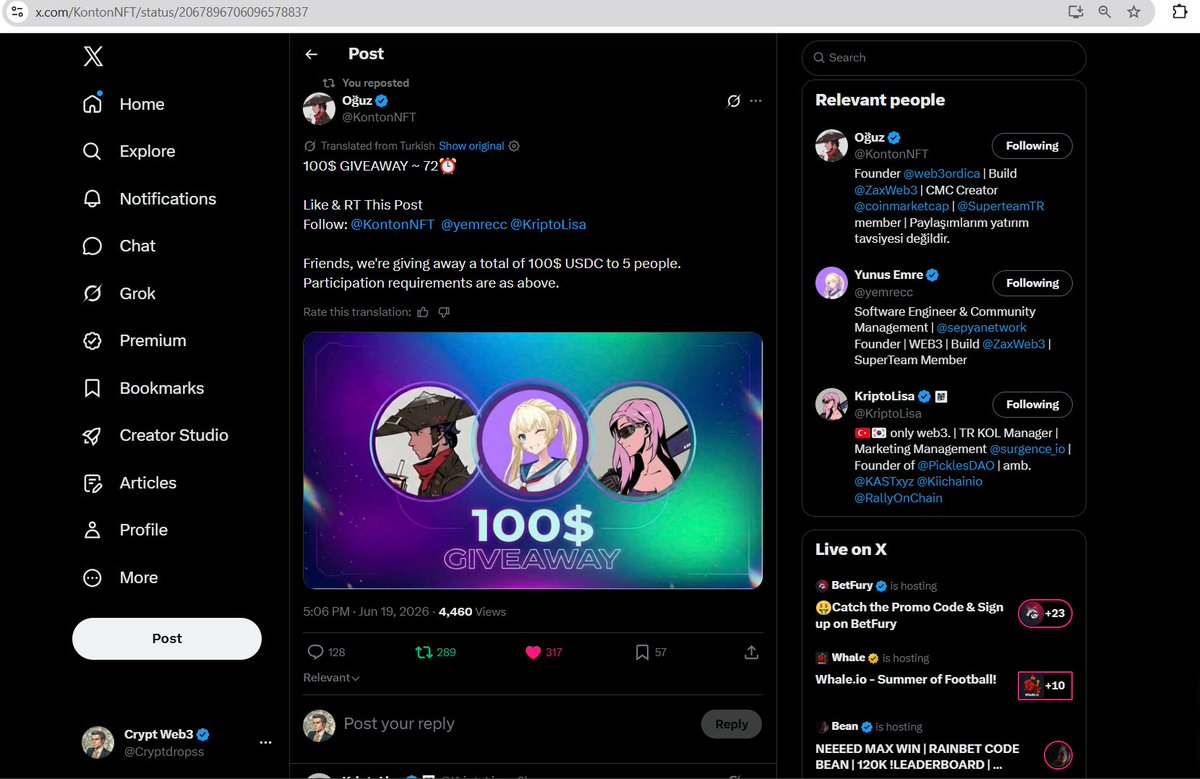 Cryptdropss tweet picture