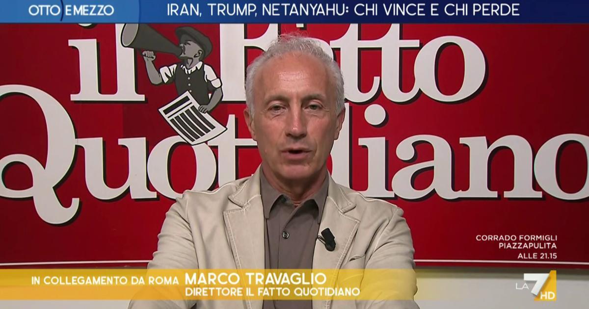 fattoquotidiano's tweet photo. Accordo Iran-Usa, Travaglio: "Teheran è il vero vincitore, gli Usa hanno perso, Israele è il più sconfitto e l'Occidente ne esce umiliato" https://t.co/ukJdu4tNws https://t.co/UfqvHPU3pk