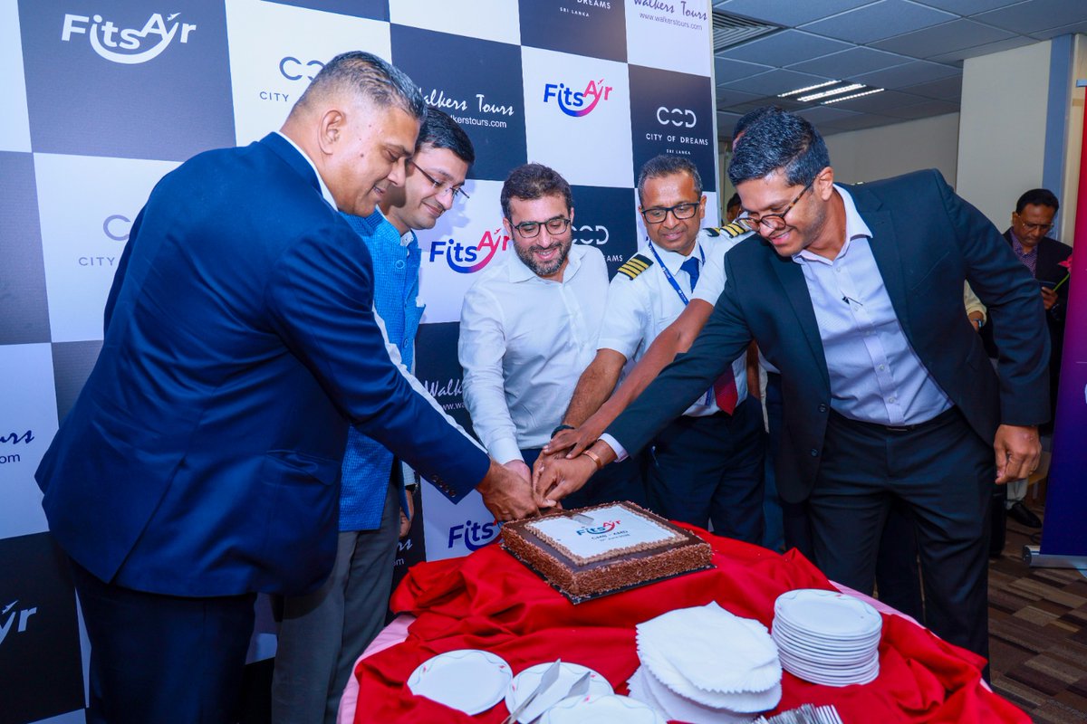 BIA_SriLanka's tweet photo. FitsAir has expanded its route network with 03 weekly flights from BIA to Ahmedabad, India.

This new service was launched in partnership with @codsrilanka, @CinnamonHotels, &amp; @walkerstoursltd, further strengthening travel connectivity between SL  &amp; India.

@FitsAir https://t.co/AAUvmWcswM