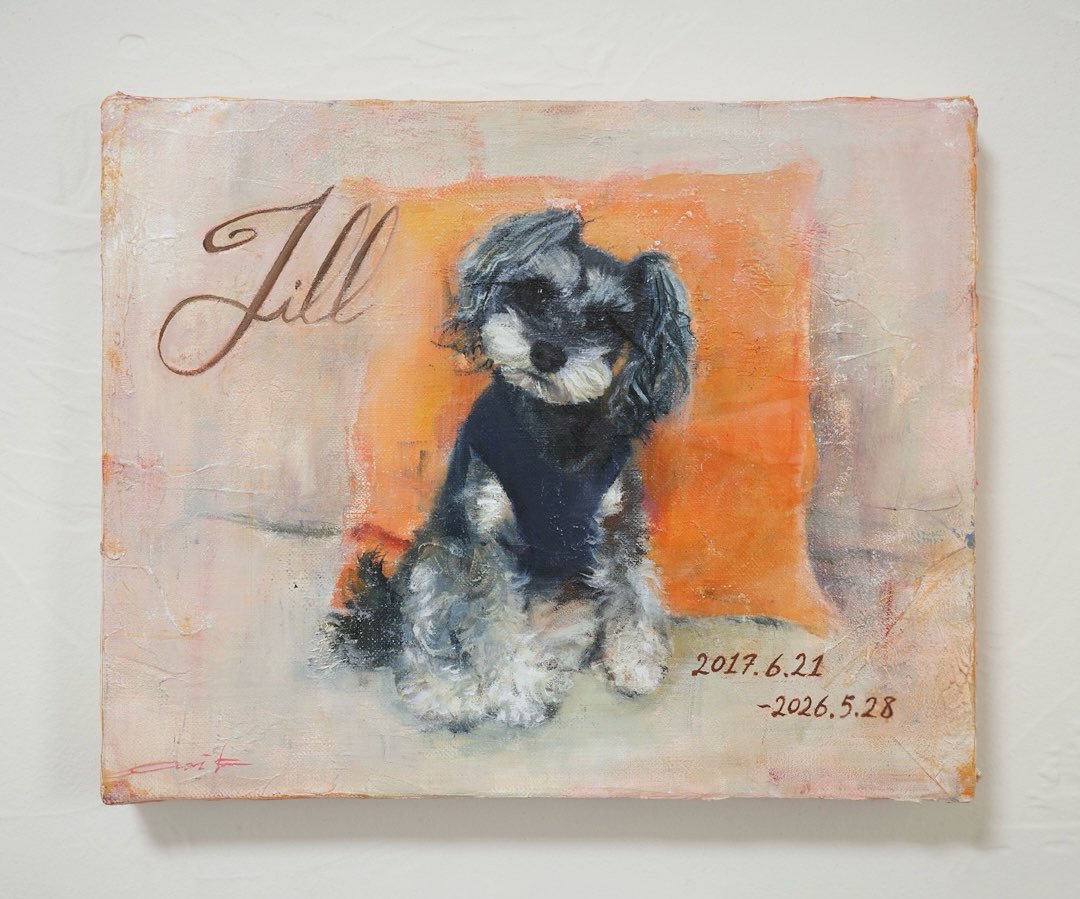 Abspko's tweet photo. 『Always with you』

Acrylic and oil on canvas/F3/2026 https://t.co/t0dMjGKSxQ