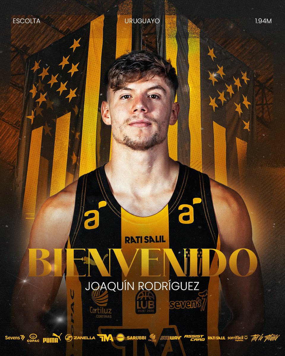 BasketCAPuy's tweet photo. 🐍 ¡𝗕𝗶𝗲𝗻𝘃𝗲𝗻𝗶𝗱𝗼 𝗮𝗹 𝗺𝗮́𝘀 𝗴𝗿𝗮𝗻𝗱𝗲, 𝗝𝗼𝗮𝗰𝗼! 💛🖤

Joaquín Rodríguez llega como ficha innominada para disputar lo que resta de las Finales, tras la lesión de Norris Cole. https://t.co/AuWkwsk4Ix