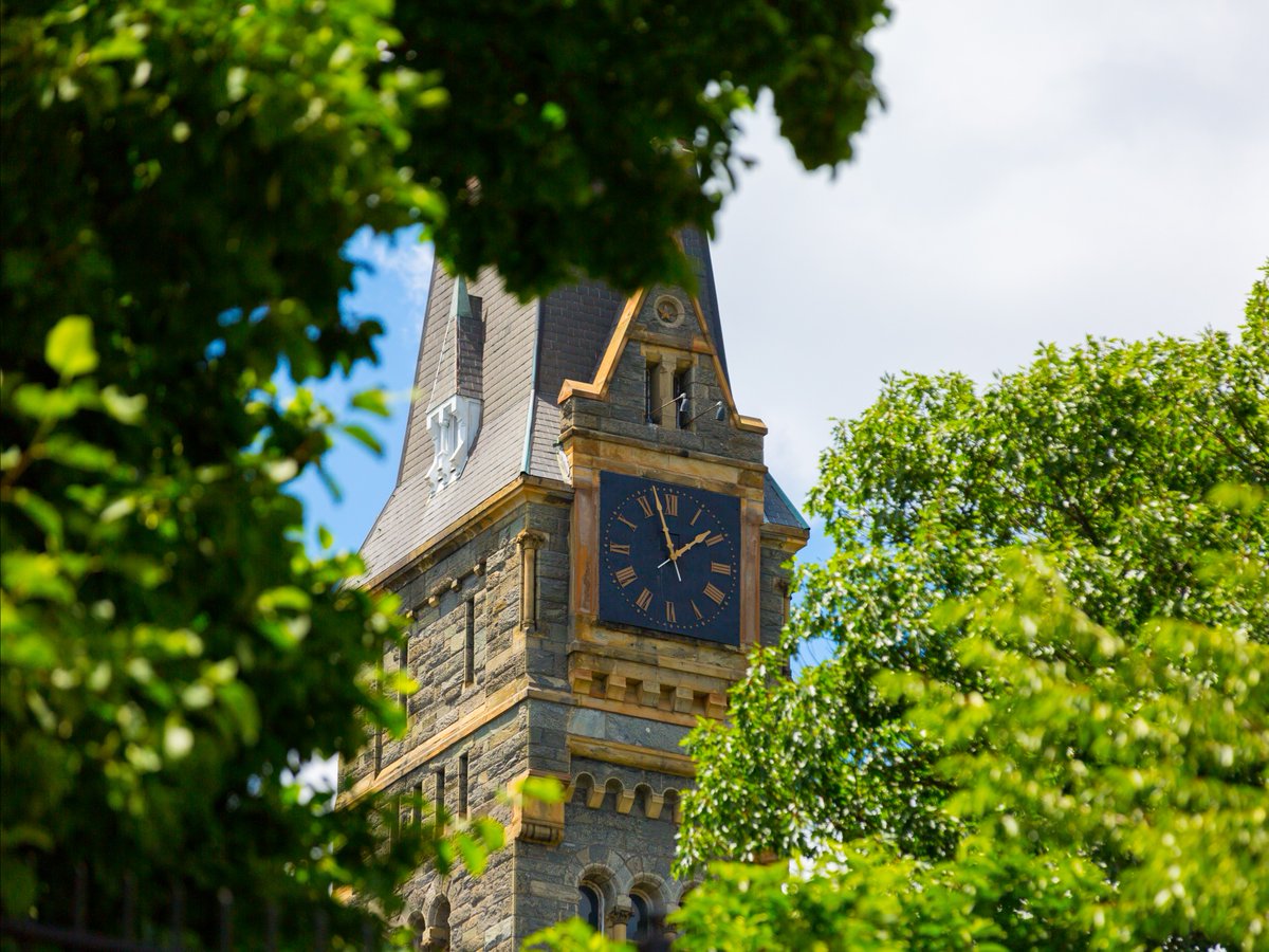 Georgetown University tweet media