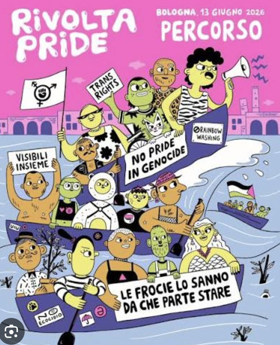 MelanieLacide's tweet photo. Last Saturday, my Israeli friends and I were excluded from the Pride March in Bologna, Italy, for carrying rainbow flags adorned with the Star of David 🏳️‍🌈✡️
Our Iranian friends as well as Italian citizens members of @PartitoRadicale who came to support us were expelled as well. 
An incident that is sadly becoming the norm. 🧵

@CombatASemitism @StandWithUs @AJCGlobal @AJC_Paris @AJCTAI @antisemitism @elnet_global @elnet_il @JewishImpact @o_antisemitismo @antisemitism @noatishby @EylonALevy @AmichaiChikli @JonathanPeled @Setteottobre_ @s_parisi @IsraelinItaly