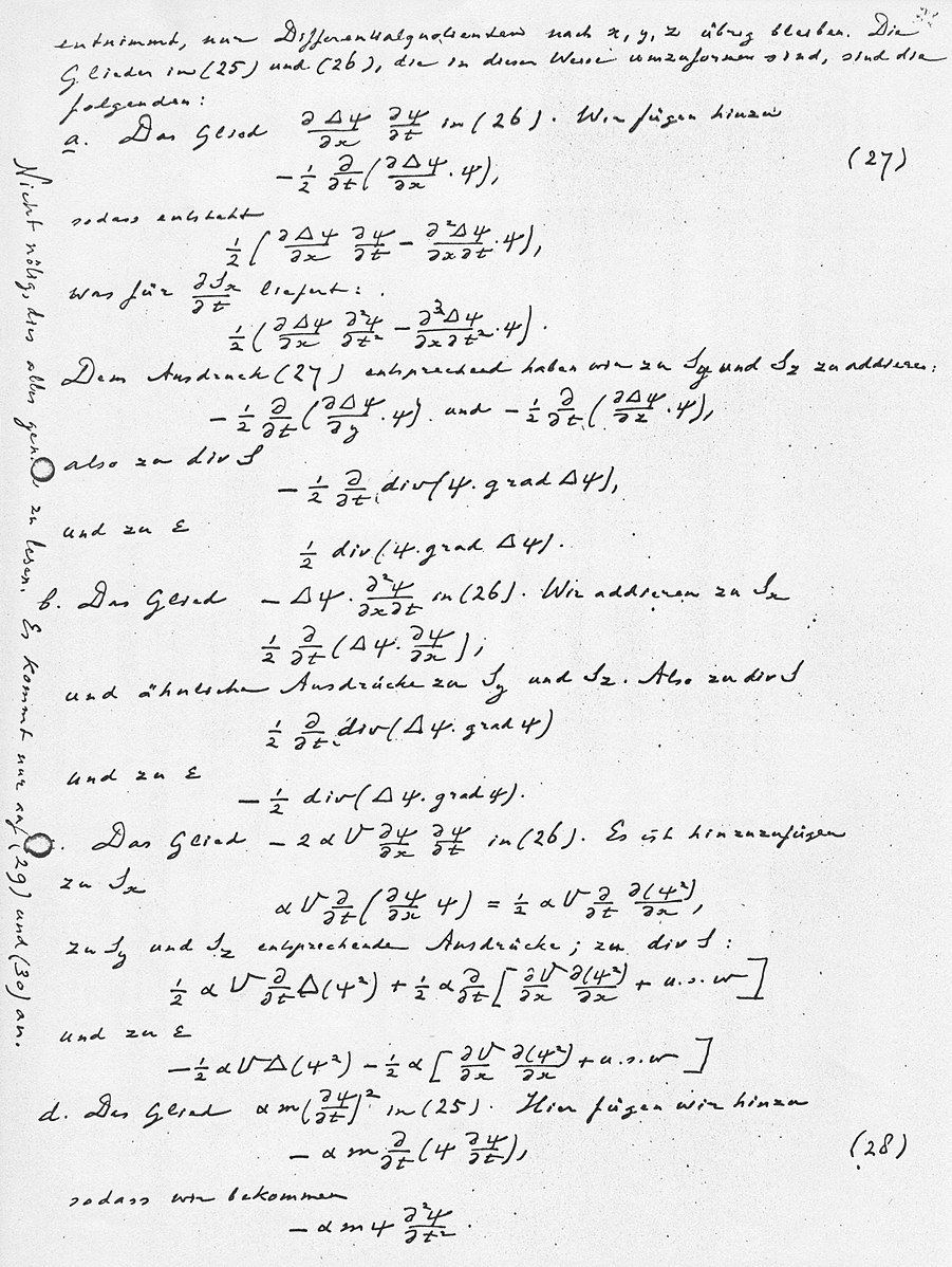 PhysInHistory's tweet photo. June 19, 1926, a letter written by Hendrik Antoon Lorentz to Erwin Schrödinger concerning wave quantum mechanics.
In this correspondence, Lorentz, at the age of 73, demonstrates his profound command over the newly established wave mechanics, leaving a significant impression on its originator, Schrödinger.