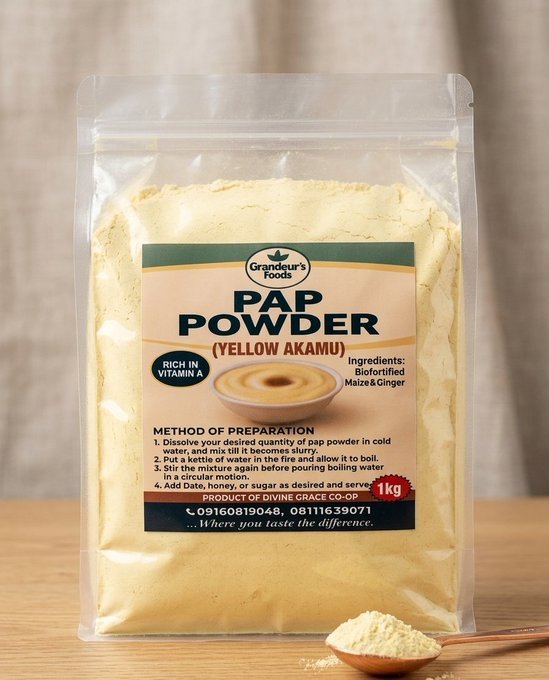 GrandeurUche's tweet photo. Don't forget that I sell the best pap you’ll ever taste
1kg mixed grains ₦7,500
1kg yellow pap ₦7,000

📱09160819048
📍Owerri https://t.co/zcfEPcGm2g