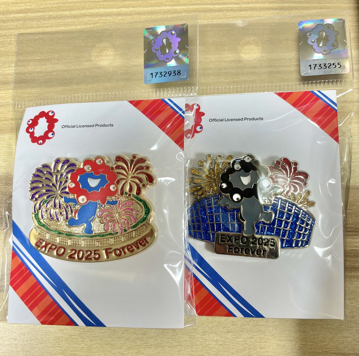 大屋根リングピンバッジ届いたッピ〜！！? EXPO2025Foreverバージョン 