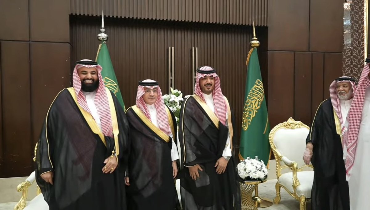 GulfTourmalineT's tweet photo. 🌿 من الرياض أمسية الأصالة.. ليلة استثنائية جمعت آل غرامة وآل مغرم تحت مظلة الفرح والمحبة 💍

✋ بحمد الله وفضله تم مساء الخميس 18 يونيو 2026م الموافق 3 محرم 1448هـ في قاعة الفريدة بمدينة الرياض زواج كريمتي الغالية على المهندس خالد بن مغرم آل مغرم الغامدي في مناسبة مباركة جمعت أسرتي آل غرامة من بني جرة وآل مغرم من بني عامر وسط حضور كريم من الأقارب والأصدقاء والوجهاء والشخصيات الاجتماعية في أجواء سادتها الألفة والمحبة والتقدير.

🎉 وقد عكست هذه المناسبة عمق الروابط الاجتماعية والأسرية التي تجمع العائلتين الكريمتين وما تقوم عليه من قيم الاحترام والتآخي وصلة الرحم التي تمثل أحد أجمل ملامح مجتمعنا السعودي الأصيل.

🎶 كما ازدادت الأمسية جمالًا وأصالةً بما شهدته من عروض تراثية مميزة أحيتها فرق شعبية متخصصة قدمت ألوانًا من الموروث السعودي العريق شملت العرضة النجدية والعرضة الغامدية وفن السامري حيث أضفت هذه الفنون أجواءً من البهجة والتفاعل وربطت فرحة الحاضر بأصالة التراث وجمال الموروث الشعبي الذي تزخر به بلادنا الغالية.

🤝 كما نتقدّم بخالص الشكر والامتنان لِ سعادة العقيد مغرم آل مغرم الغامدي "أبو أحمد" وأبنائه الكرام وكل أفراد أسرته على كرم الضيافة وحسن الاستقبال ونثمّن أيضًا تهاني الجميع من الحضور ودعواتهم الصادقة ونقبل اعتذار من تعذّر عليه الحضور.

🌹 أيضًا، وافر الشكر وعظيم الامتنان للمبدع الأستاذ سعيد الغامدي "أبو حسام"، الذي وثّق ببراعته أجمل لحظات هذه الأمسية، حيث تجلّى إبداعه في التصوير والمونتاج ليخرج لنا هذا العمل بهذا الجمال الفني والتألّق. بيّض الله وجهك يا أبا حسام وما قصرت.

🕊️ وفي الختام، نسأل الله تعالى أن يبارك للعروسين وأن يؤلف بين قلبيهما ويرزقهما السكينة والمودة والرحمة وأن يجعل حياتهما عامرة بالسعادة والتوفيق والبركة وأن يديم على الجميع الأفراح والمسرات.

#العقيد_مغرم_آل_مغرم
#خالد_آل_مغرم
#آل_مغرم
#آل_غرامة
#بني_عامر
#بني_جرة
#غامد
#أفراح_آل_غرامة
#أفراح_آل_مغرم
#زواج_كريمتي
#الرياض
#السعودية

An Evening of Authenticity in Riyadh — A Joyous Wedding Celebration 🌿💍
With thanks to God, on the evening of Thursday, 18 June 2026 (3 Muharram 1448 AH), at Al-Fareedah Hall in Riyadh, we celebrated the blessed marriage of my beloved daughter to Eng. Khalid bin Maghram Al-Maghram Al-Ghamdi. The happy occasion united the families of Al-Ghramah (Bani Jurrah) and Al-Maghram (Bani ‘Amir) in a warm gathering attended by relatives, friends, local dignitaries, and respected social figures — an evening filled with affection, unity, and heartfelt respect.

The event beautifully reflected the deep social and family bonds that connect the two noble families, founded on values of mutual respect, brotherhood, and the cherished ties of kinship that are among the finest characteristics of our authentic Saudi society.

The evening’s beauty and authenticity were further enriched by traditional performances delivered by specialized folk troupes. Guests enjoyed the Najdi Ardah, the Ghamdi Ardah, and the art of Al-Samri, which brought joy, participation, and a living connection between the celebration and our nation’s treasured cultural heritage.

We extend our sincere thanks and deep appreciation to Colonel Maghram Al-Maghram Al-Ghamdi (“Abu Ahmed”), his esteemed sons, and the entire family for their generous hospitality and warm reception. We also gratefully acknowledge the heartfelt congratulations and prayers from everyone present, and we accept the apologies of those who were unable to attend.

Cinematography & Editing: Saeed Al-Ghamdi (Abu Husam). Thank you for your creative touch!

May God bless the newlyweds, unite their hearts, grant them tranquillity, affection, and mercy, and fill their life with happiness, success, and abundant blessings. May He also continue to grant joy and prosperity to all families and keep our celebrations ever-present.

— With warm regards and gratitude

#SaudiWedding
#WeddingDay
#Marriage
#FamilyValues
#LoveAndRespect
#Community
#Celebration
#BlessedMarriage
#SaudiArabia
#Vision2030

💍🤍🇸🇦🌿🕊️

https://t.co/H11c7ncqIf