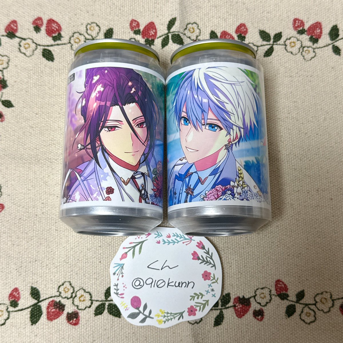 910kunn's tweet photo. （譲渡┊︎交換）
魔法使いの約束 まほやく ジュンブラ ラベル缶

譲┊︎アーサー、シャイロック
求┊︎ラスティカ、クロエ
　　or 500円(ラベルのみ/送料込)

剥離紙に張り替えての郵送交換を希望しております
お気軽にお声掛けいただけますと幸いです💐 https://t.co/lGi4bdqOMS