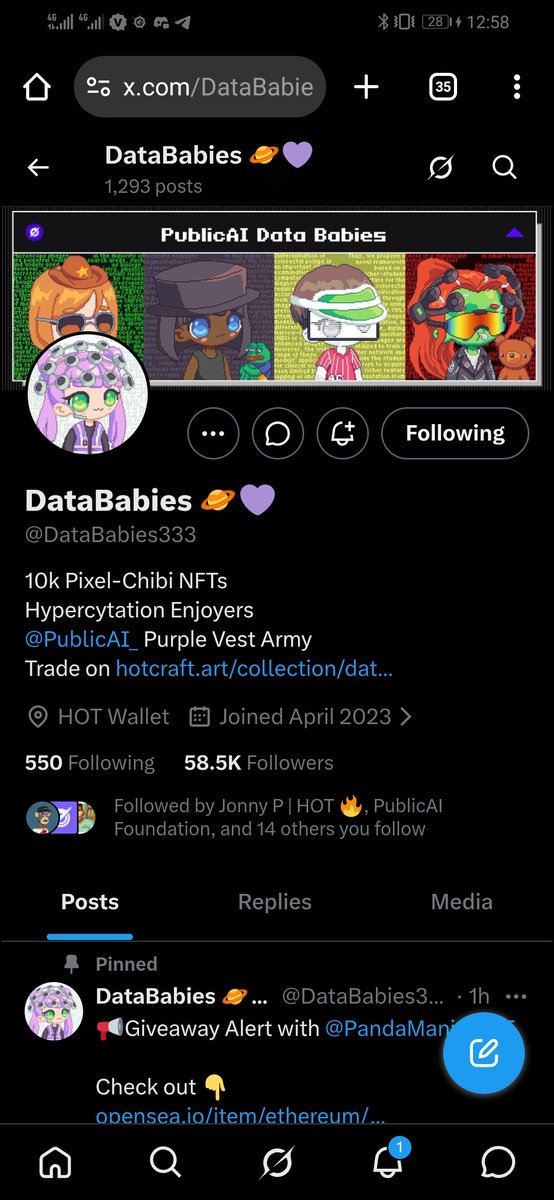 Crypto_G101's tweet photo. @DataBabies333 @PandaMania_NFT @PublicAI_ @agenticatrade Guys check this out

@Daddyyo270 @daddyyoo99 @faithiologyyy

0x5f666A9ed2dD5d62685f30211D15f904d554A165 https://t.co/iyAsloaPpF