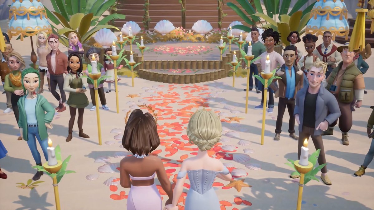 myPotatoGames's tweet photo. Your crush in Coral Island can now invite you on a hangout around the world!

The game just got a major update adding tons of New Romantic options and my personal favorite is the jealousy system where spouses can get moody when you grow too close to someone else, it can even trigger a cutscene!

If you are feeling flirty you can now look forward to two new dateable characters to the game. There is so much new content, I am about to start a new save.