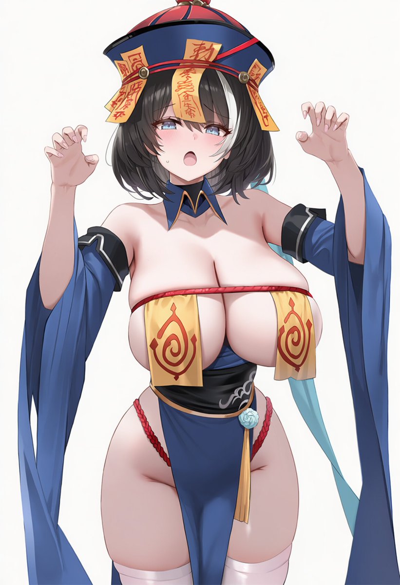 poi_iod's tweet photo. 指揮官……この格好で跳びながら移動するところを、見たいんですか？
華甲（ファージャ）
#AzurLane #アズールレーン SFW illustration https://t.co/eaEfvMAbJv