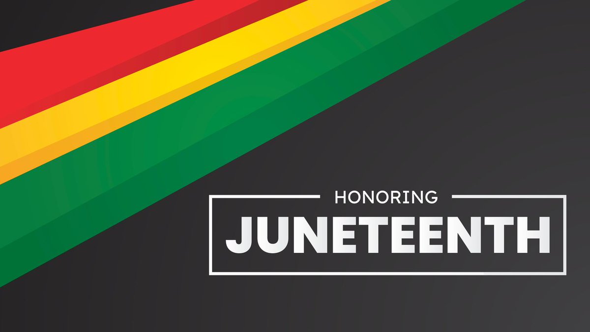 CrownoverGroup's tweet photo. Join us in honoring Juneteenth and its significance in our shared history, while reaffirming our commitment to progress. 
Please note that our office will be closed on Friday in observance of the holiday and will reopen on Monday June 22nd. https://t.co/SnzLBwdb7s