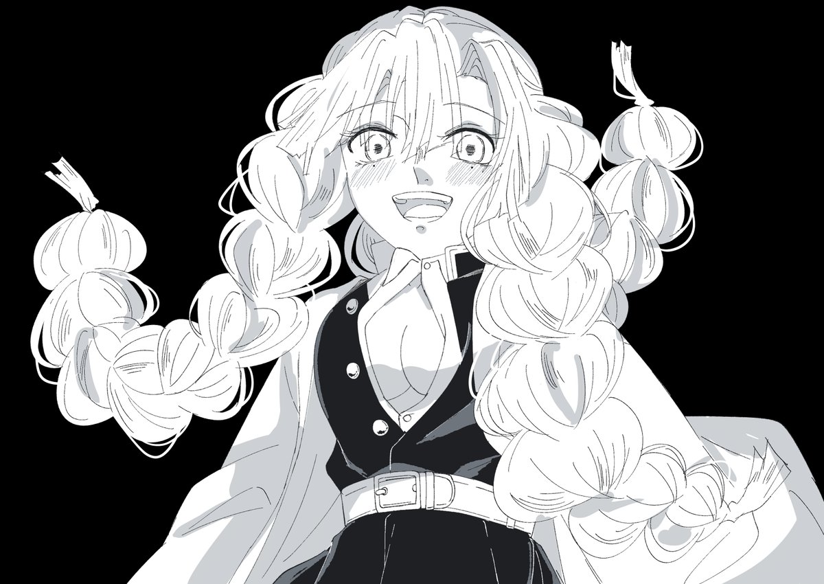 Rose__ichi's tweet photo. 少し前に描いた蜜璃ちゃん https://t.co/pe99XFV2bi