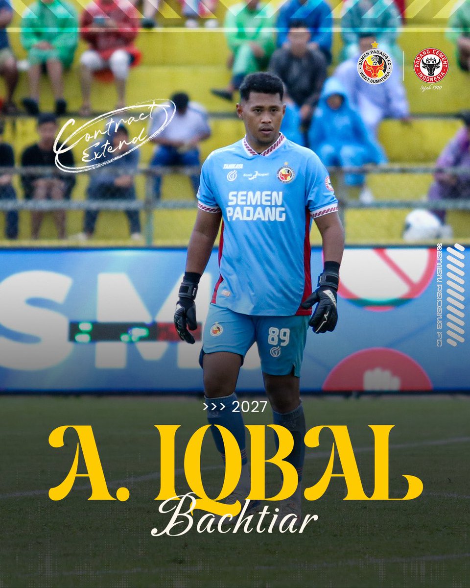 SemenpadangFCID's tweet photo. Perjalanan ini belum selesai.

@iqbalbachtiaar tetap bersama Semen Padang FC. Komitmen, kerja keras, dan loyalitas akan kembali menjadi bagian dari langkah Kabau Sirah menghadapi tantangan musim mendatang.

See you on the pitch, Iqbal. 🔴 #semenpadangfc #kabausirah https://t.co/6ZHs6vUBbA
