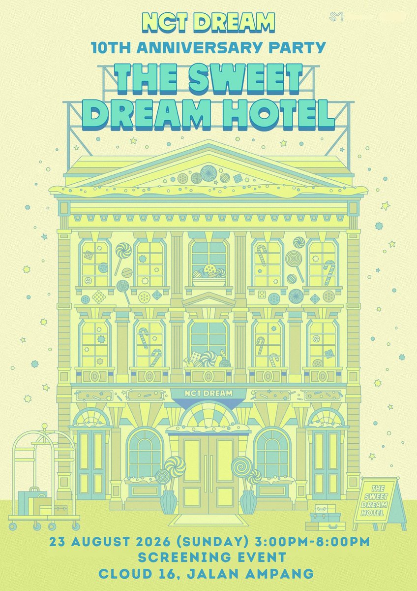 yinnnn19_'s tweet photo. we are back here again after the emotional event last time :0

NCT DREAM 10th Anniversary Party: Screening Event in Kuala Lumpur

📆23 August 2026, Sunday
⏱️3:00 - 8:00 PM
📍CLOUD 16, Jalan Ampang
🎫RM 40 per person
RSVP: https://t.co/xi6Fl3PBo0

#NCTDREAM️ #pasarnctmy https://t.co/mZwBefoX9F