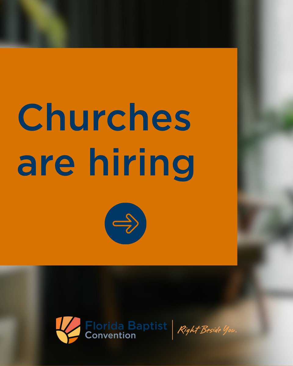 FloridaBaptists's tweet photo. Consider roles in pastoral, ministry, and support areas, all rooted in a shared Baptist faith and commitment to Christ. Learn more at https://t.co/nqQxIhe0kN https://t.co/GF2ALBcEk3