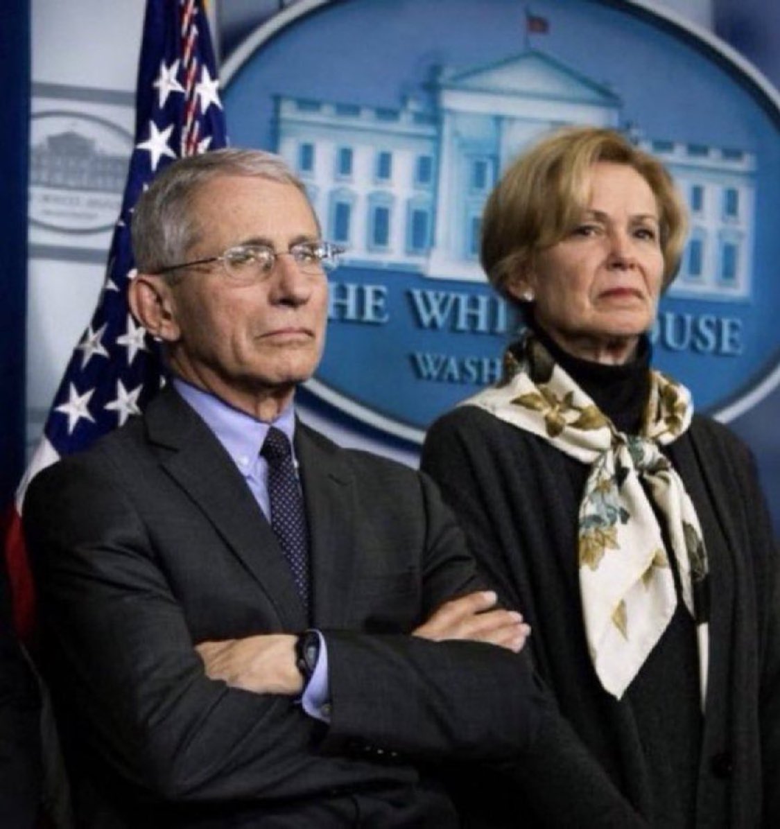C_3C_3's tweet photo. Never Forget…

Deborah Birx lied to President Trump and manipulated data about guidelines, lockdowns and vaccines.

Anthony Fauci made Remdesivir and ventilators hospital protocol even though he knew it was killing patients.

They must pay for their crimes.

Pure Evil. No Mercy! https://t.co/TL94rqLC4z