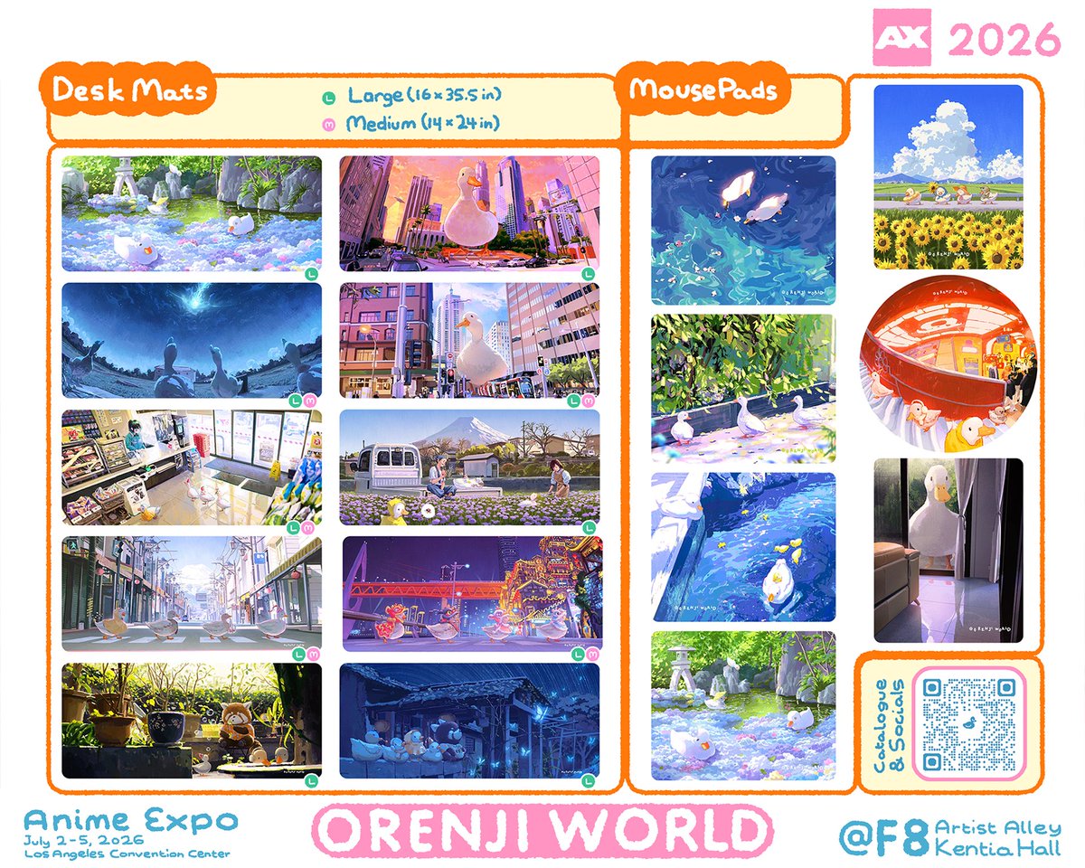 Hello friends, here's my catalogue for Anime Expo! It's my first