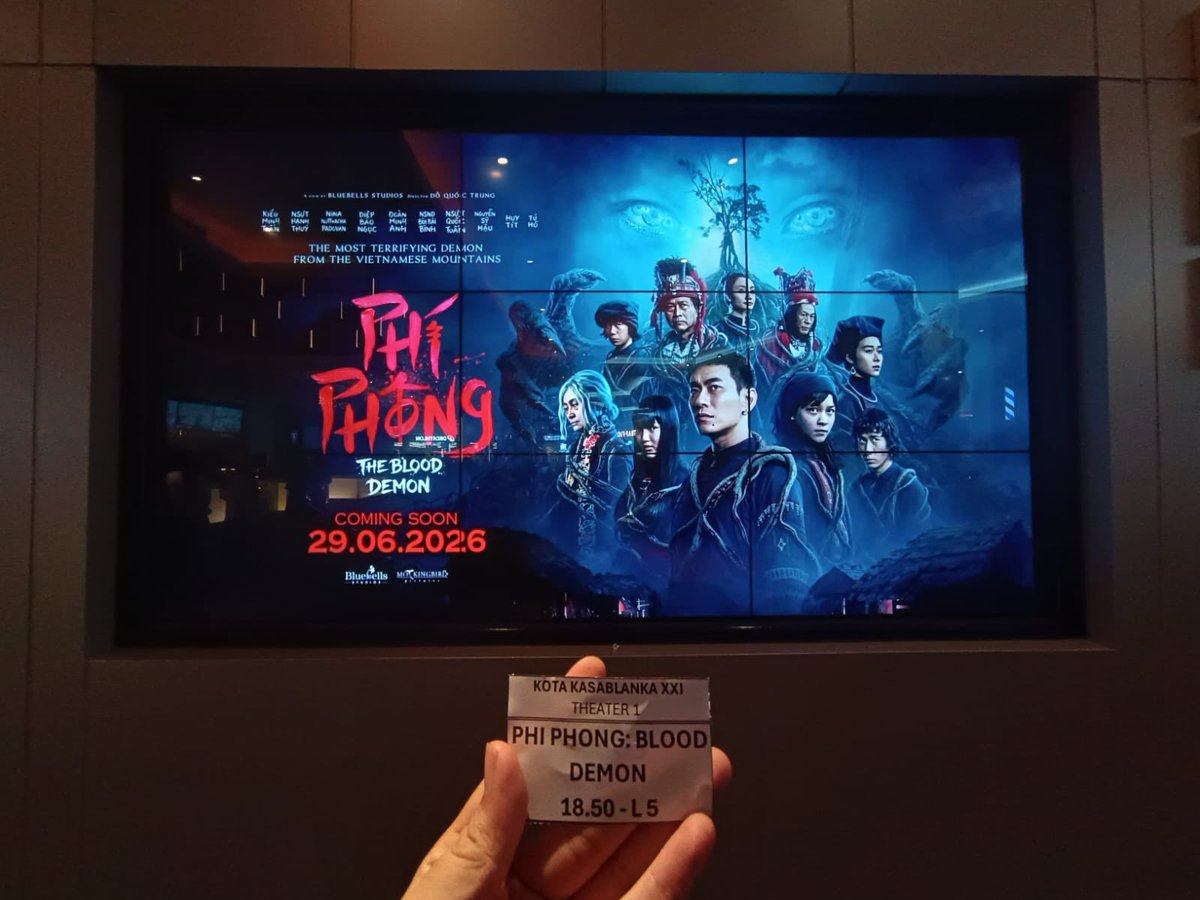 cineriesid's tweet photo. Mari kitaaa buktikan film PHI PHONG: BLOOD DEMON

Review menyusullll https://t.co/g61O7nPaOv