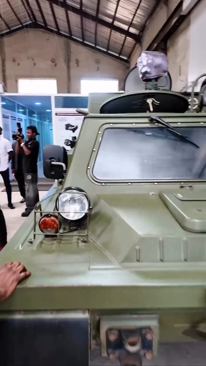 DefenseNigeria's tweet photo. Nigeria may be producing the Russian GAZ amphibious tracked all-terrain vehicle under licence. A recent photo showing a GAZ amphibious tracked vehicle at the Proforce facility in Ogun State indicates local production or assembly. https://t.co/kMdzjAEdT5