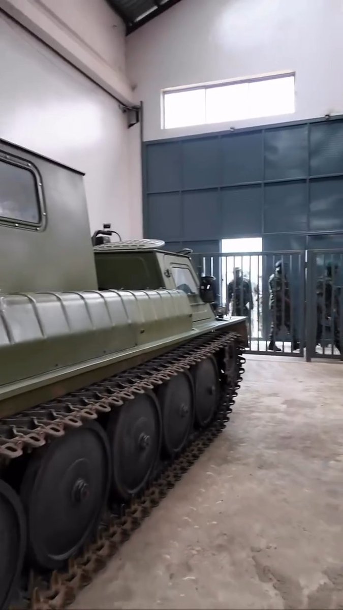 DefenseNigeria's tweet photo. Nigeria may be producing the Russian GAZ amphibious tracked all-terrain vehicle under licence. A recent photo showing a GAZ amphibious tracked vehicle at the Proforce facility in Ogun State indicates local production or assembly. https://t.co/kMdzjAEdT5