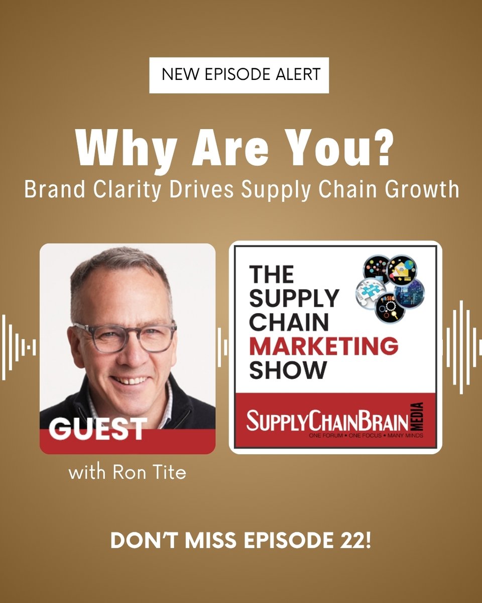 RalphHenderson's tweet photo. Watch Now: https://t.co/9lklW6umNG
Many supply chain companies are stuck creating more content and more campaigns without ever answering why should customers choose you? Tune in to see why brand clarity may be the most powerful strategy you're not using. https://t.co/vu2EN7JHGo