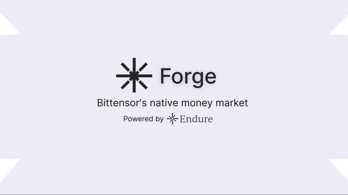 gemsmorro's tweet photo. Bittensor is entering its next phase from an AI compute network into a complete financial ecosystem.

The missing piece has always been DeFi on $TAO and  @Forge is filling that gap by becoming the native money market for Bittensor, unlocking new capital efficiency and utility for idle assets through Subnet 30 

Testnet drops next week