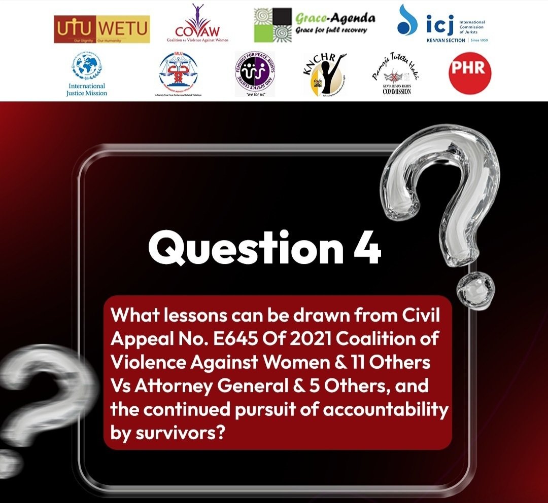PHRKenya's tweet photo. Today, we choose to bring to light the importance of having a survivor- centred approach. Nothing for survivors without having their needs addressed first.
#SurvivorRightsMatters
#CRSVawareness

@utu_wetu @covaw @Grace_Agenda @ICJKenya @IJMKenya @IMLU_org @HakiKNCHR @thekhrc https://t.co/doVxXyFK0b