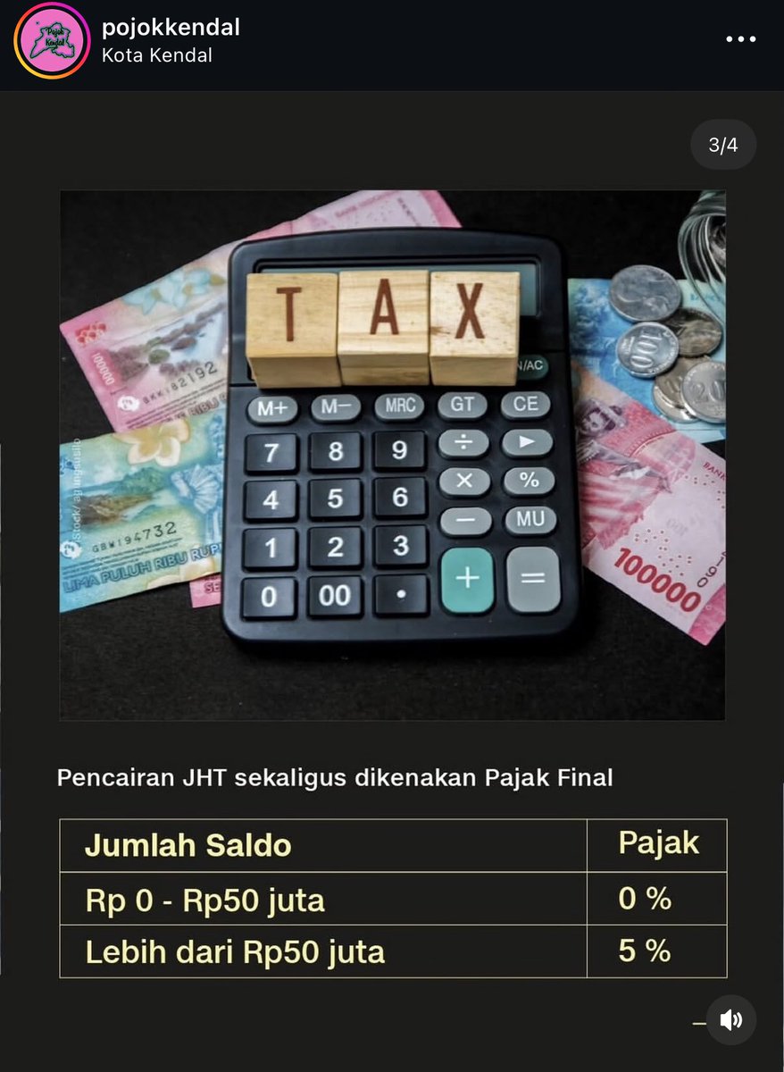 uranothersoul's tweet photo. Udahlah pengembangan duit di bpjstk ga seberapa eh ternyata di atas 50 juta kena pajak lagi uang pensiun kita itu guys wkwkwkwkwk https://t.co/fW5GD7MVsx