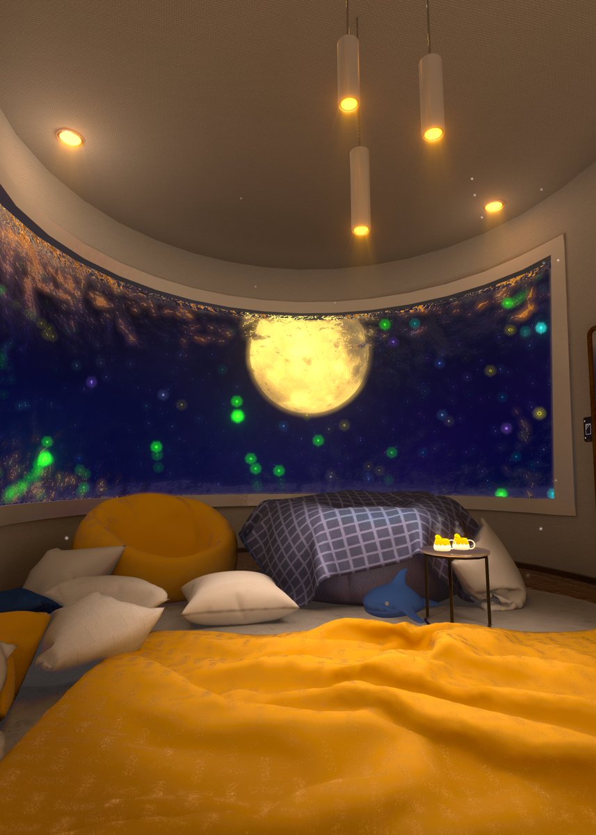 ksr03_dev's tweet photo. 作ったチルワをラボに上げました🌙

VRChatワールド「星粒をひとつまみ」
星空と雲海の中をゆっくり進む、小さな飛行船のワールドです。
少人数での会話、音楽、V睡におすすめです

🔹AudioLink対応
🔹PC/Quest対応済み

Link: https://t.co/LMU7XoguIk

#VRChat_world紹介 #VRChat_world
#VRChat https://t.co/THaSHo0soV