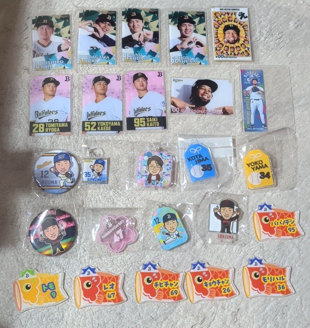 hssmfmf's tweet photo. オリックス　交換　全選手　
譲】写真のもの
※1枚目は、2〜3枚目を含んだ交換または買取のみ

求】リプ欄または定価（以下）買取

0・30・21・38・49・19・1・17・18・128・43・045

6/20・21 京セラ現地手渡し
または大阪市内手渡し＞郵送検討

#オリックス交換 https://t.co/wnwGMaJPM8
