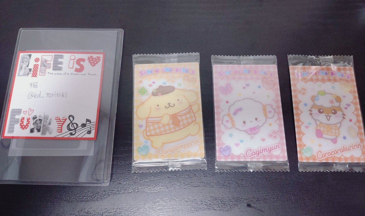 kd_torihiki's tweet photo. サンリオ キャラクターズ ウエハース 
交換

譲★画像1枚目

求★同異種ポチャッコ・シナモン

郵送のみのお取引📮
気軽にお声かけください https://t.co/2Vd4eGq6HT
